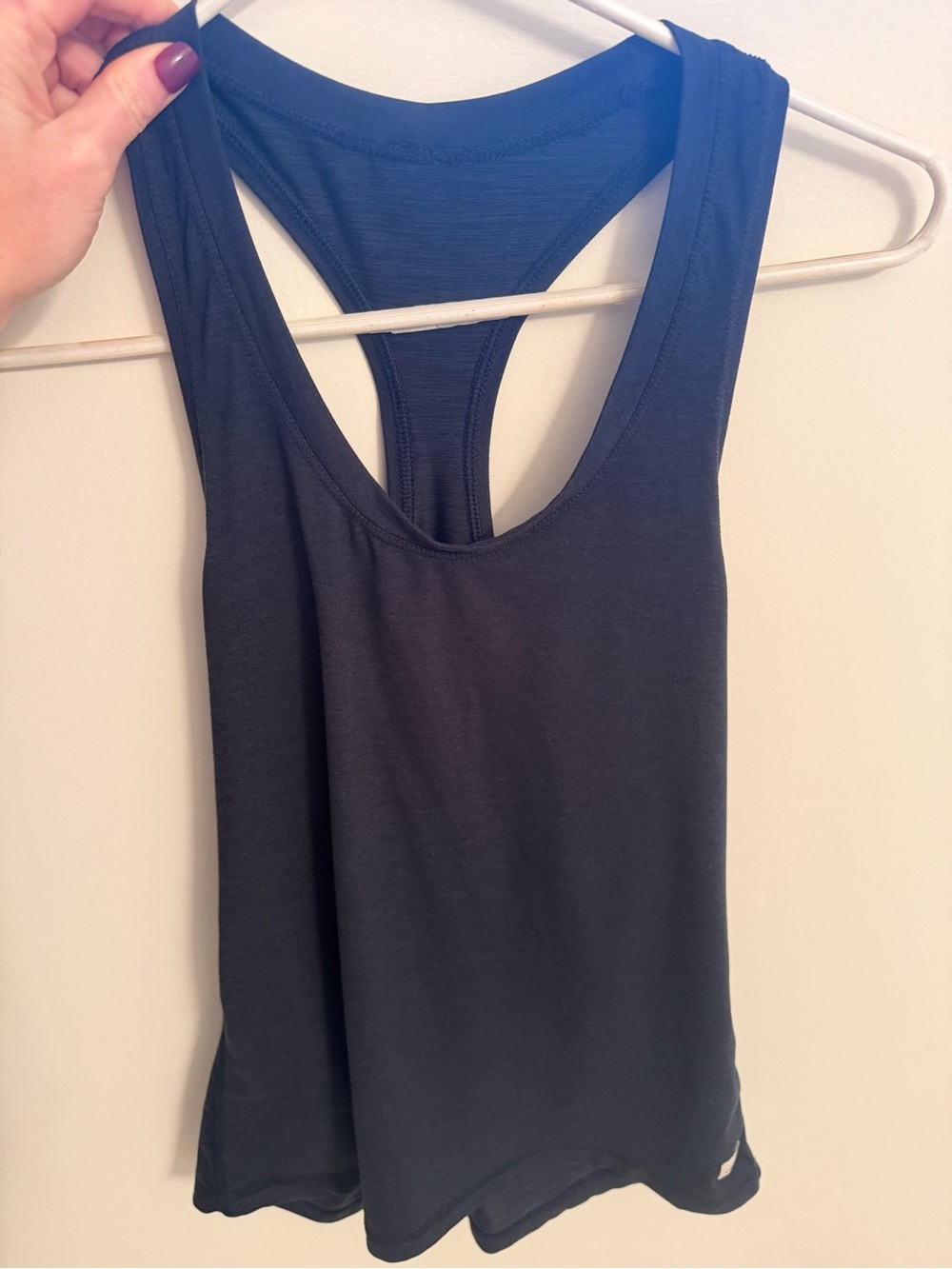 Vuori Lux Performance Tank in Navy - Small